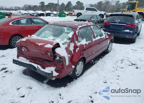 2000 Toyota Corolla Ce z USA, uszkodzony, nr VIN 2T1BR12E4YC359110